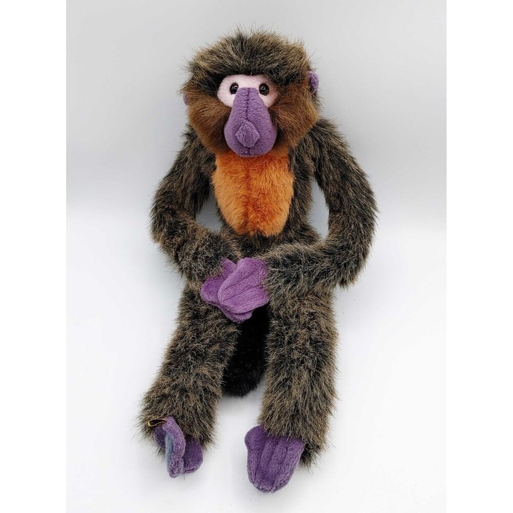 Wild Republic Vintage Hanging Spider Monkey Plush Stuffed Animal 18"
